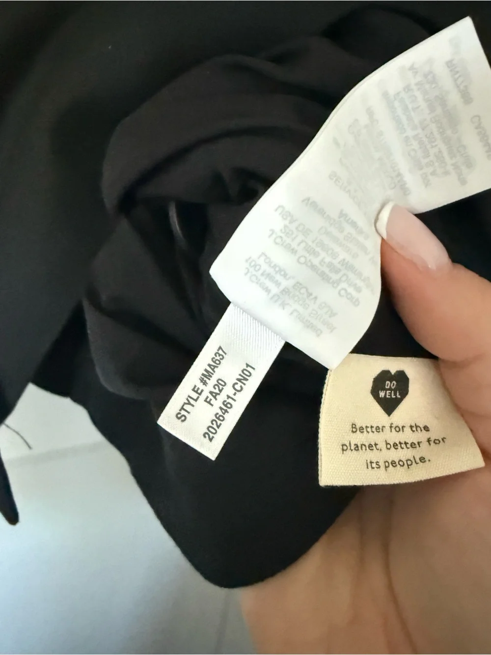 Madewell Caldwell Double Breasted Blazer Black Two Button Edition – Size XXL